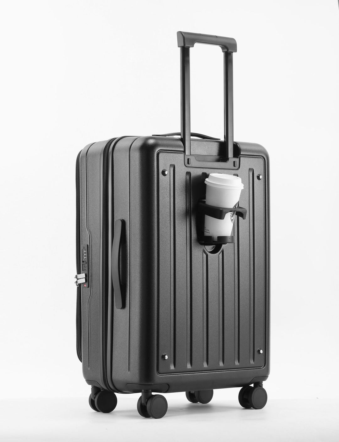 CALORA_ Multifunctionele Koffer Reisbagage met TSA-slot en zijopening