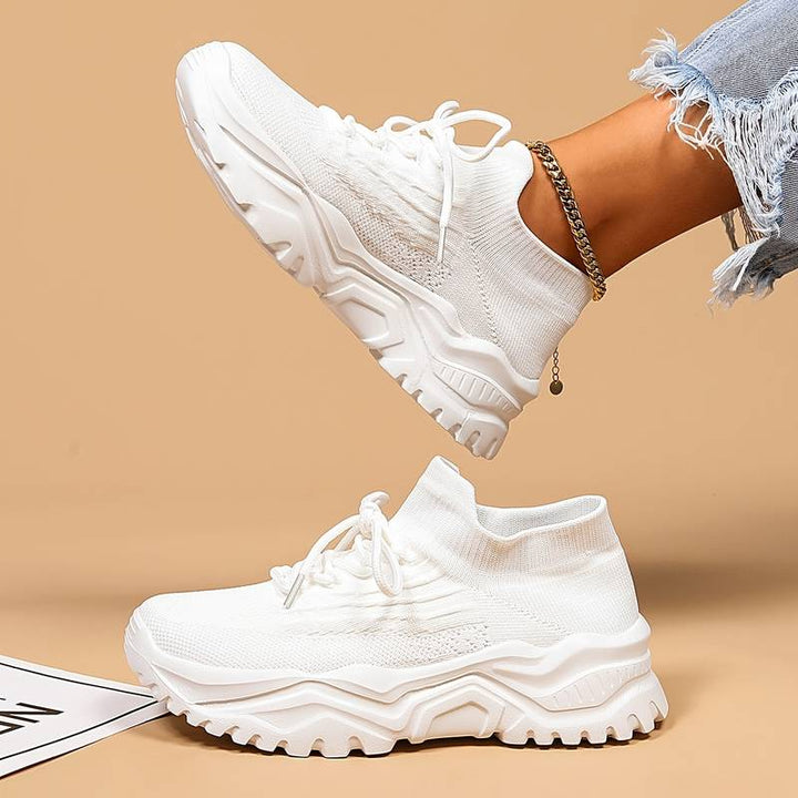 Nienke⎮ Comfortabele Sneakers-Sneakers-Calora-Wit-35-Calora