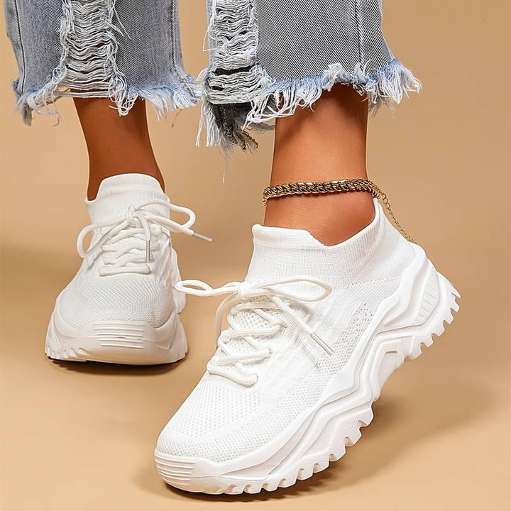 Nienke⎮ Comfortabele Sneakers-Sneakers-Calora-Wit-35-Calora