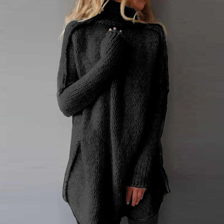 Noéla | Modieuze losse trui met lange mouwen-Blazers & Vesten-Calora-Zwart-S-Calora