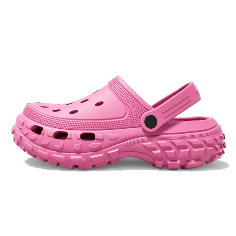 Non Slip Platform Kroks Sandalen Dames-Sandalen-Calora-Roze-36-37-Calora