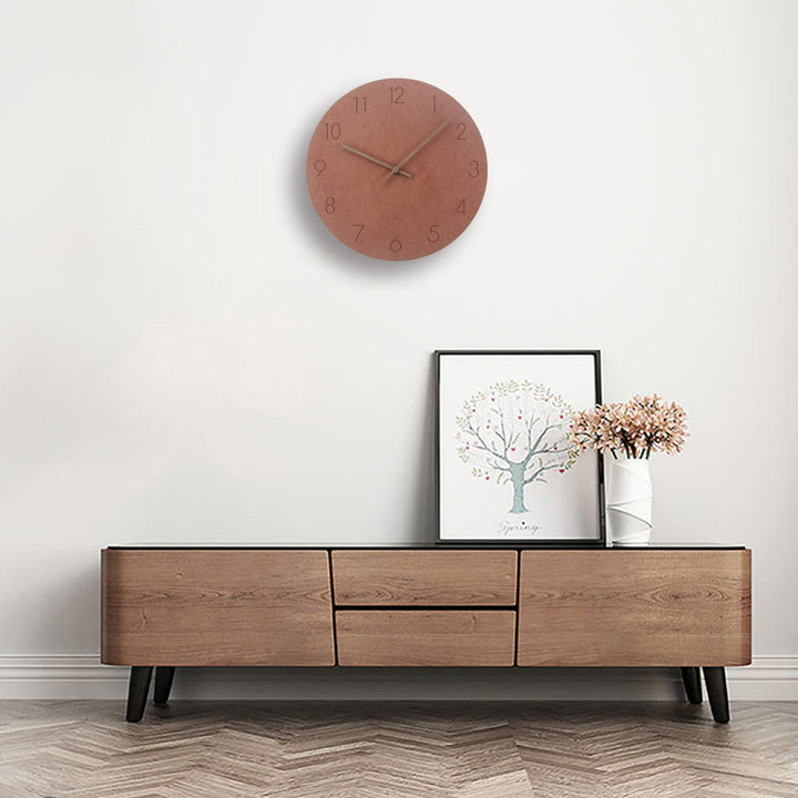 CALORA_ Nordave | Minimalistische Noorse Wanddecoratie Klok van 29 cm