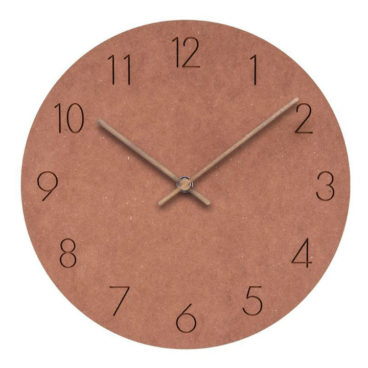 CALORA_ Nordave | Minimalistische Noorse Wanddecoratie Klok van 29 cm