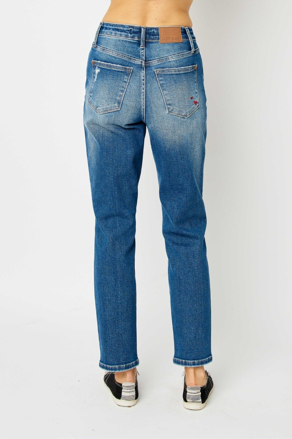 Norine | Distressed Fit Spijkerbroek-Wijde Broeken-Calora-S-Calora