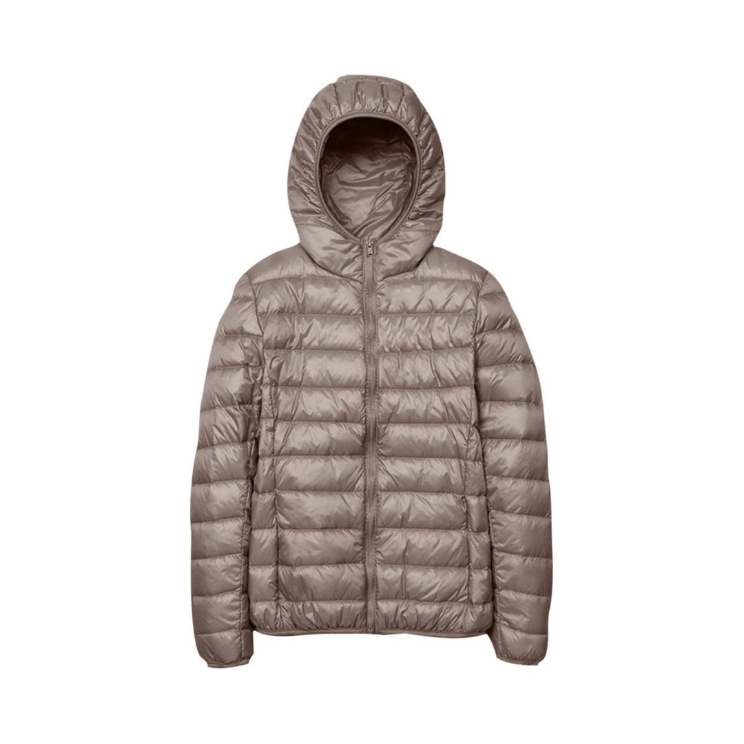 Nova | Licht & Slanke Dons Jas-Zomer Jassen-Calora-Zwart-M-Calora