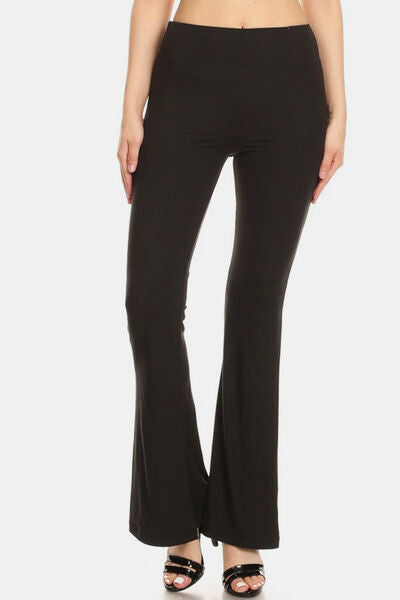 Novée | Hoge Taille uitlopende Leggings - Zwart-Sportkleding & Accessoires-Calora-S-Calora