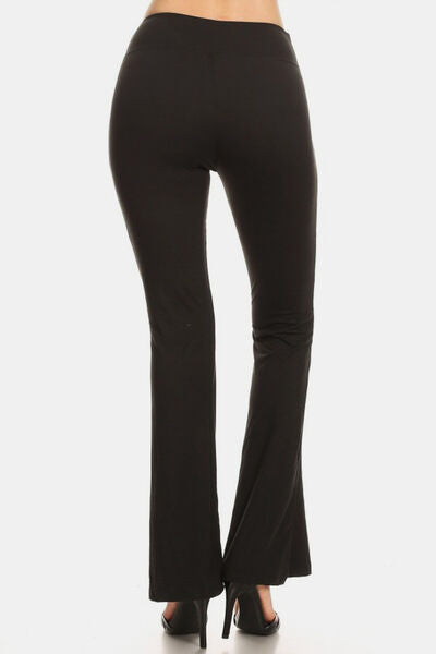 Novée | Hoge Taille uitlopende Leggings - Zwart-Sportkleding & Accessoires-Calora-S-Calora