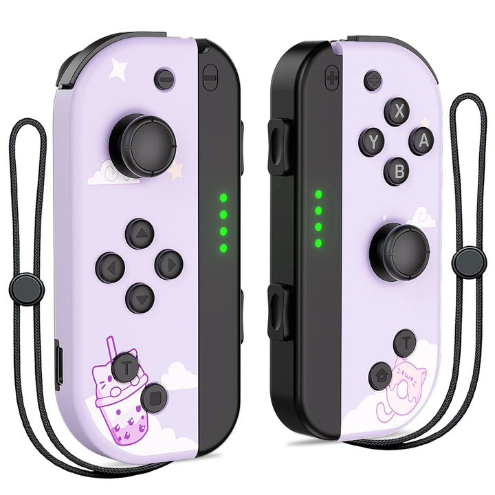 NSGamepadz | Draadloze Bluetooth controllers met oplader voor Nintendo Switch-Elektronica/Gadgets-Calora-Roze-Calora