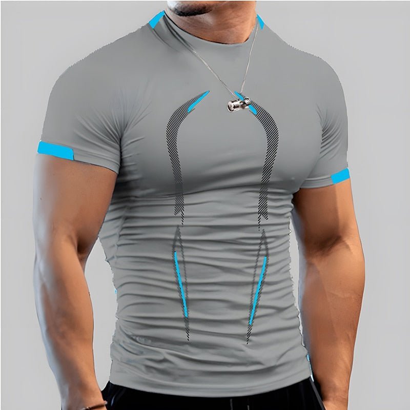 Octavian | Sneldrogend Thermo T-Shirt-T-shirts-Calora-Lichtgrijs-XXS-Calora