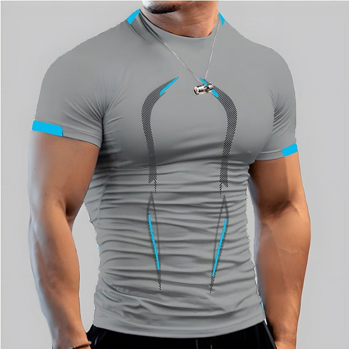 Octavian | Sneldrogend Thermo T-Shirt-T-shirts-Calora-Lichtgrijs-XXS-Calora