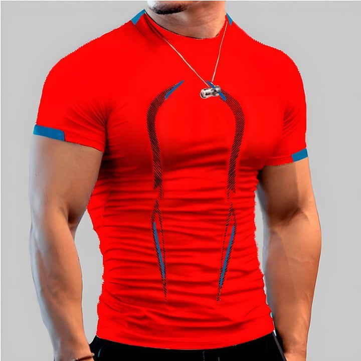 Octavian | Sneldrogend Thermo T-Shirt-T-shirts-Calora-Rood-XXS-Calora