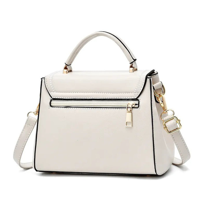 Odette | Modieuze Handtas met details-Handtassen-Calora-Beige-Calora