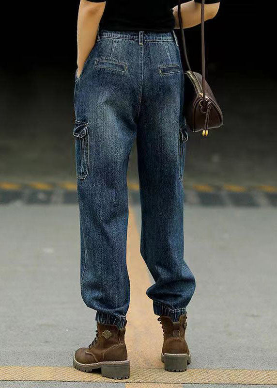 Original Design Zakken Katoen Denim Spijker Broek-Wijde Broeken-Calora-S-Calora