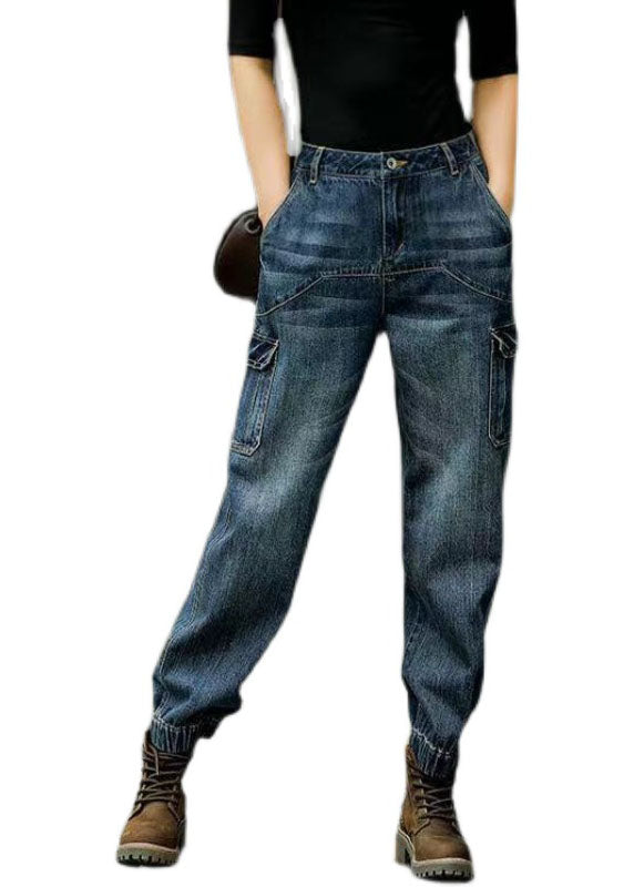 Original Design Zakken Katoen Denim Spijker Broek-Wijde Broeken-Calora-S-Calora
