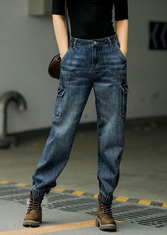 Original Design Zakken Katoen Denim Spijker Broek-Wijde Broeken-Calora-S-Calora