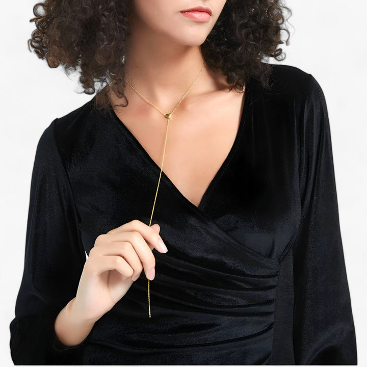 Orlène | Elegante Choker Ketting-Kettingen-Calora-Goud Maan-Calora