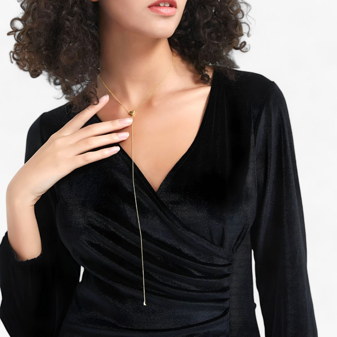 Orlène | Elegante Choker Ketting-Kettingen-Calora-Goud Maan-Calora