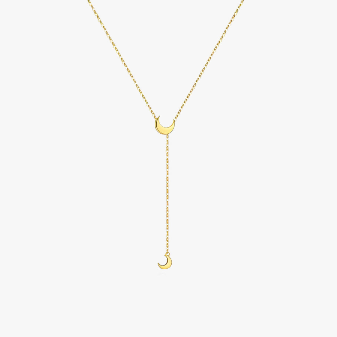 Orlène | Elegante Choker Ketting-Kettingen-Calora-Goud Maan-Calora