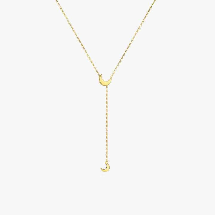 Orlène | Elegante Choker Ketting-Kettingen-Calora-Goud Maan-Calora