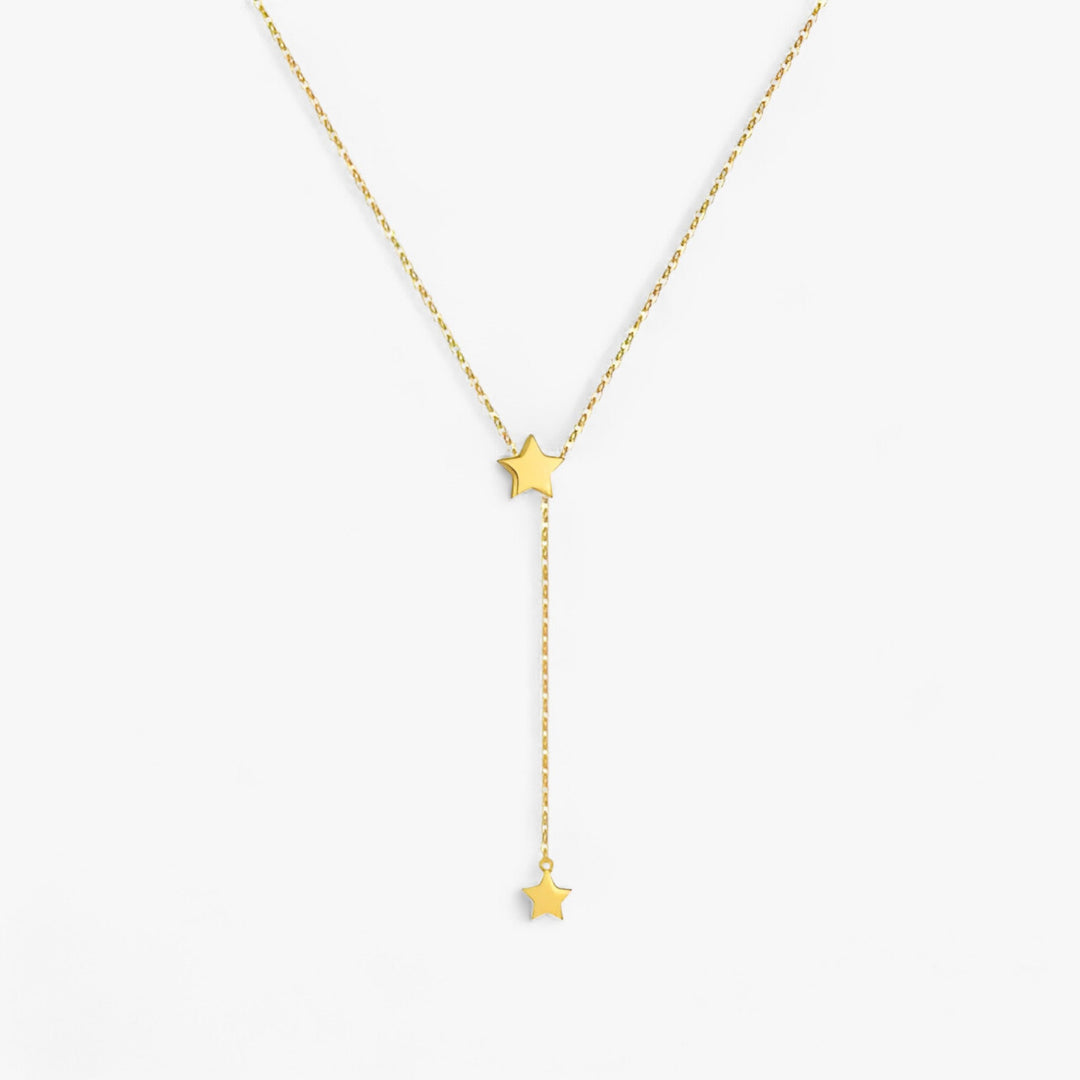 Orlène | Elegante Choker Ketting-Kettingen-Calora-Goud Sterren-Calora