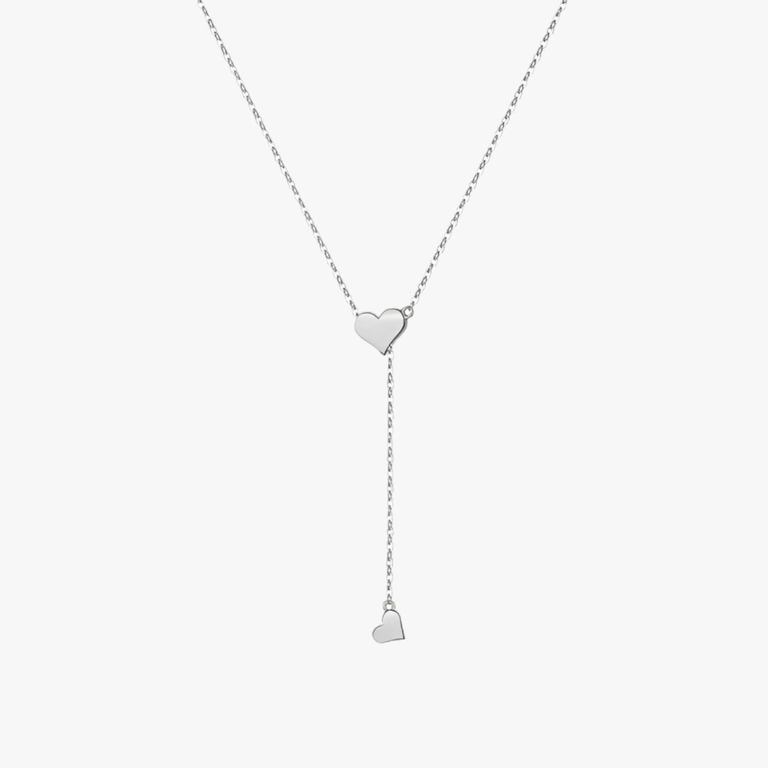 Orlène | Elegante Choker Ketting-Kettingen-Calora-Zilver Hart-Calora