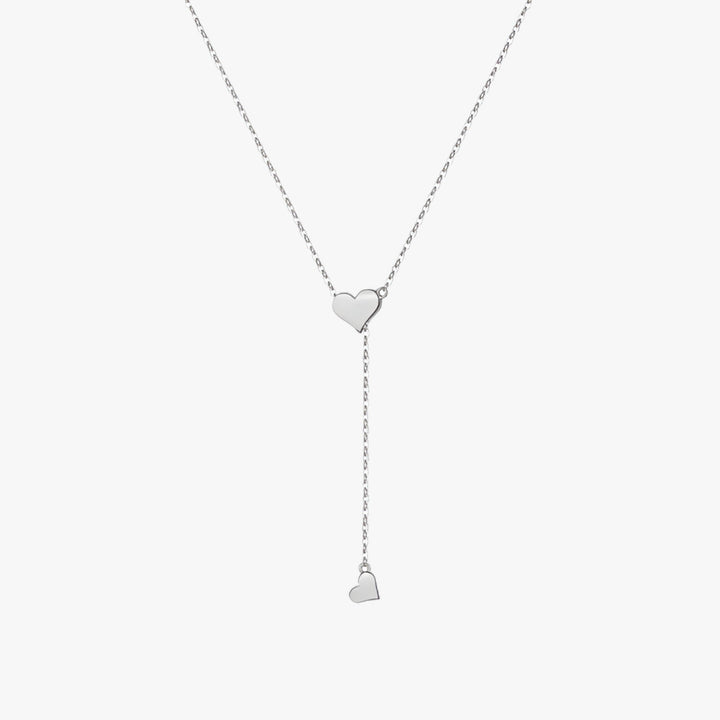 Orlène | Elegante Choker Ketting-Kettingen-Calora-Zilver Hart-Calora