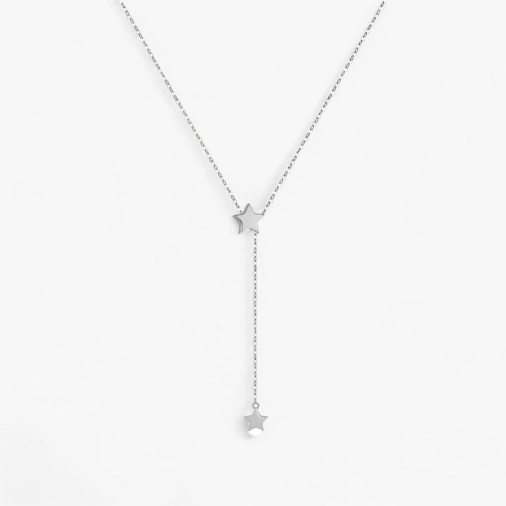 Orlène | Elegante Choker Ketting-Kettingen-Calora-Zilver Sterren-Calora