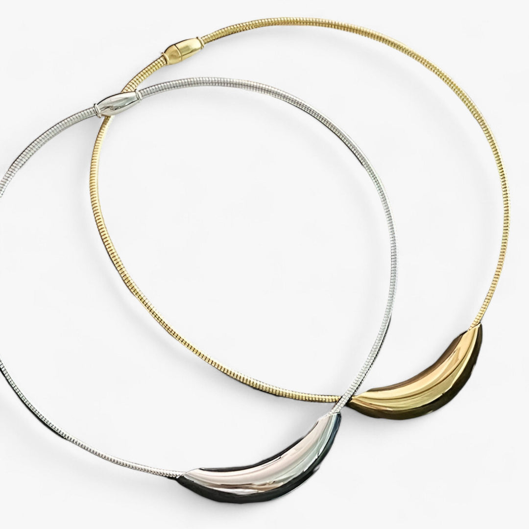 Orlène | Elegante Slangenbeen Ketting-Kettingen-Calora-Stijl 1 Staal-Calora