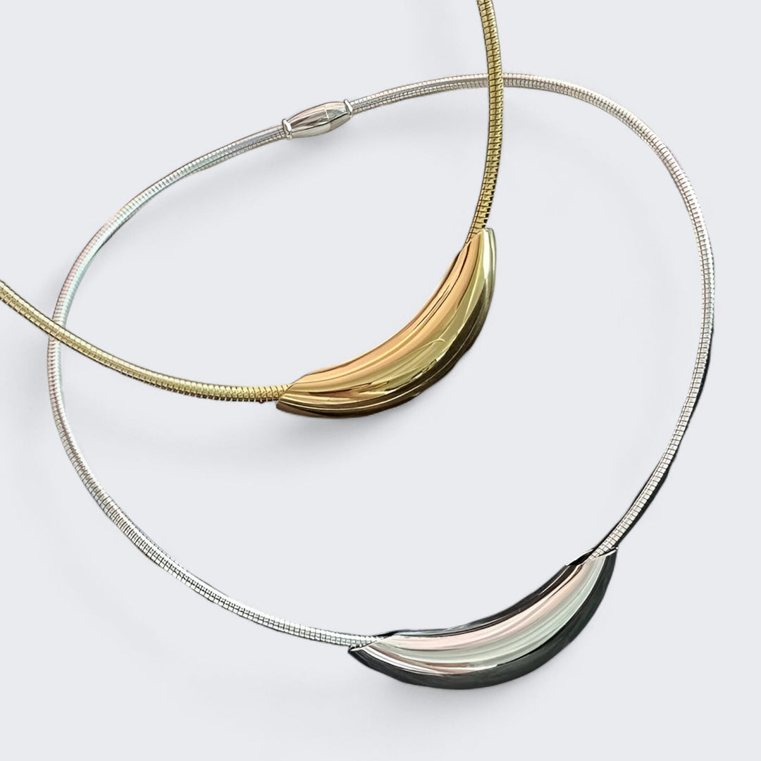 Orlène | Elegante Slangenbeen Ketting-Kettingen-Calora-Stijl 1 Staal-Calora