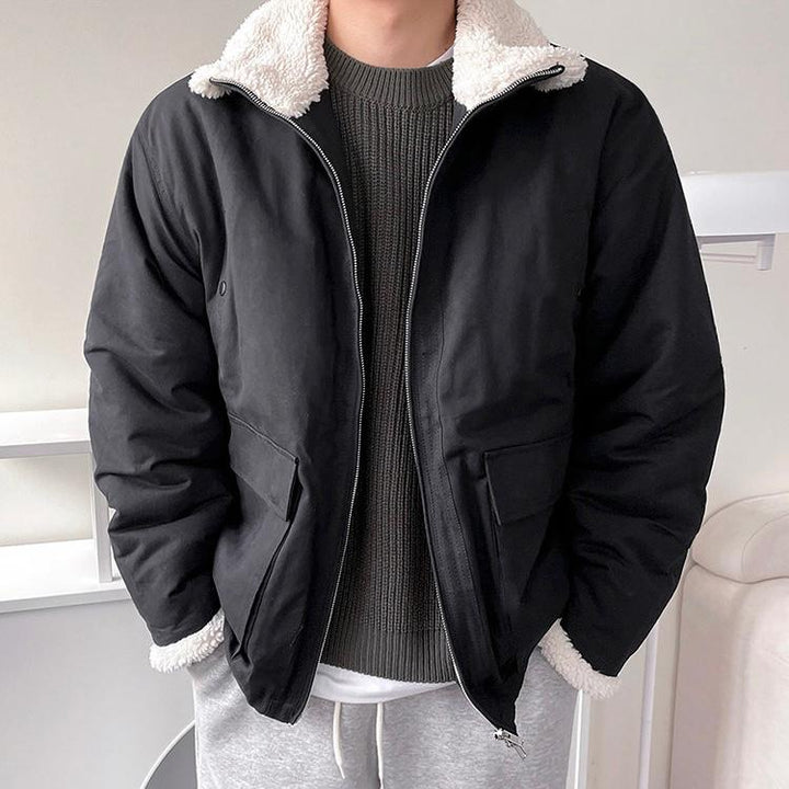 CALORA_ Oversized Ribbeltrui met Relaxte Pasvorm