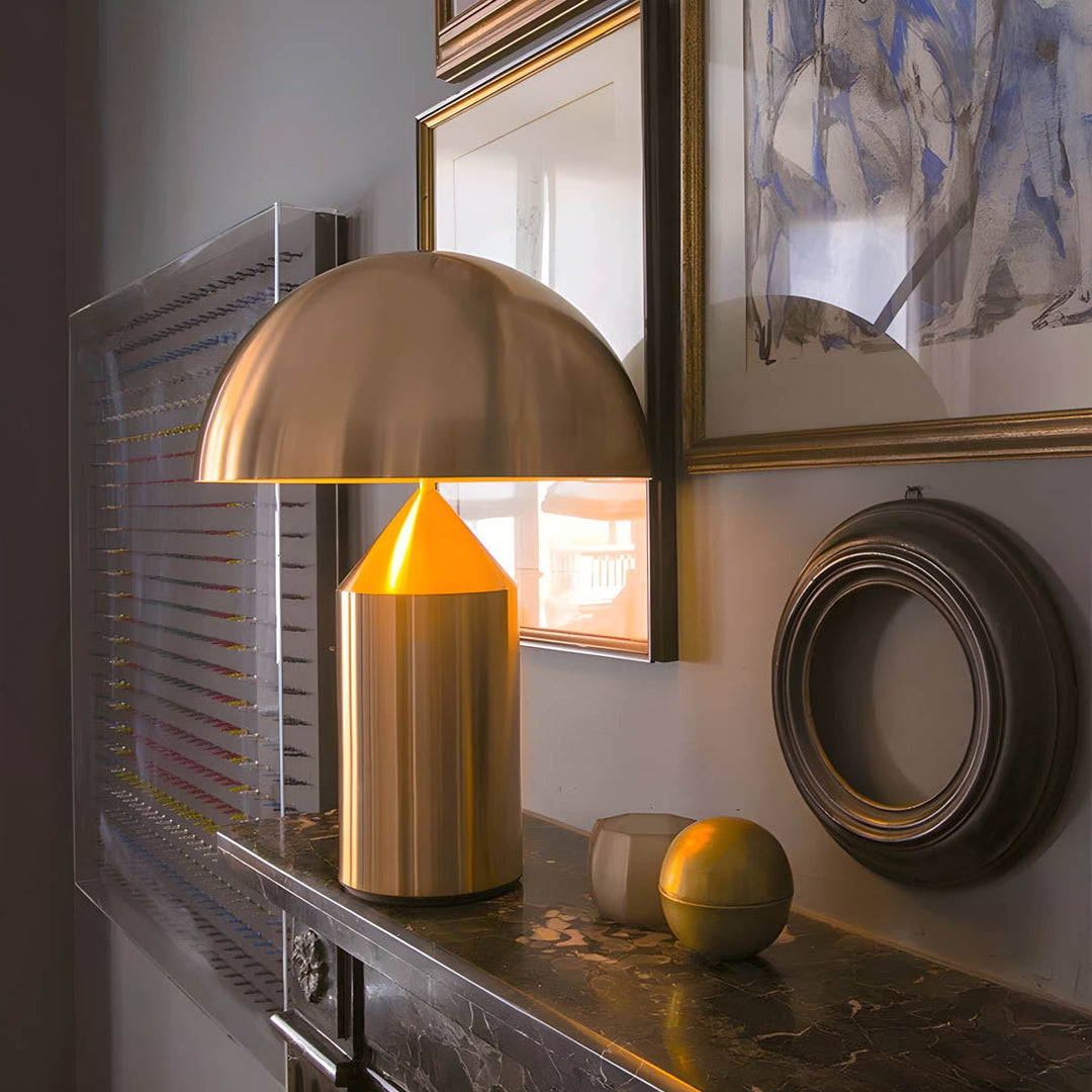 Pablité | Premium Paddenstoel LED Sfeer Lamp-Home Decor-Calora-Goud-35cm-Calora