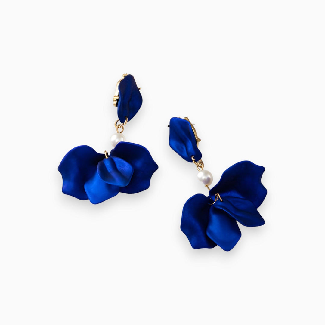 Parel Druppels Oorbellen-Armbanden-Calora-Blauw-Calora