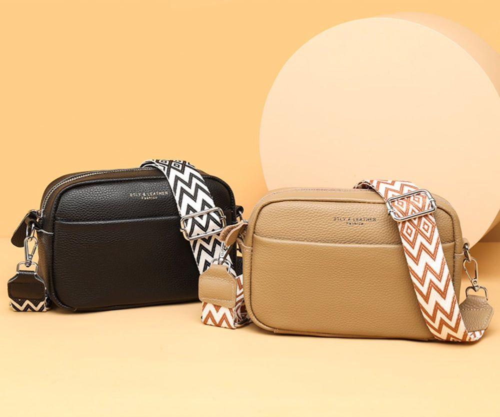 Paulla | Leren Heup Tas-Handtassen-Calora-Zwart-Calora