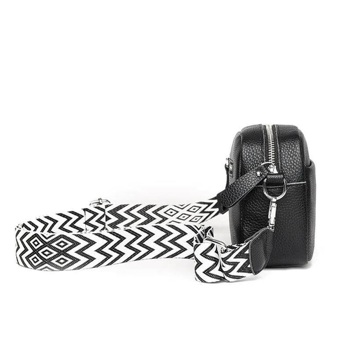 Paulla | Leren Heup Tas-Handtassen-Calora-Zwart-Calora