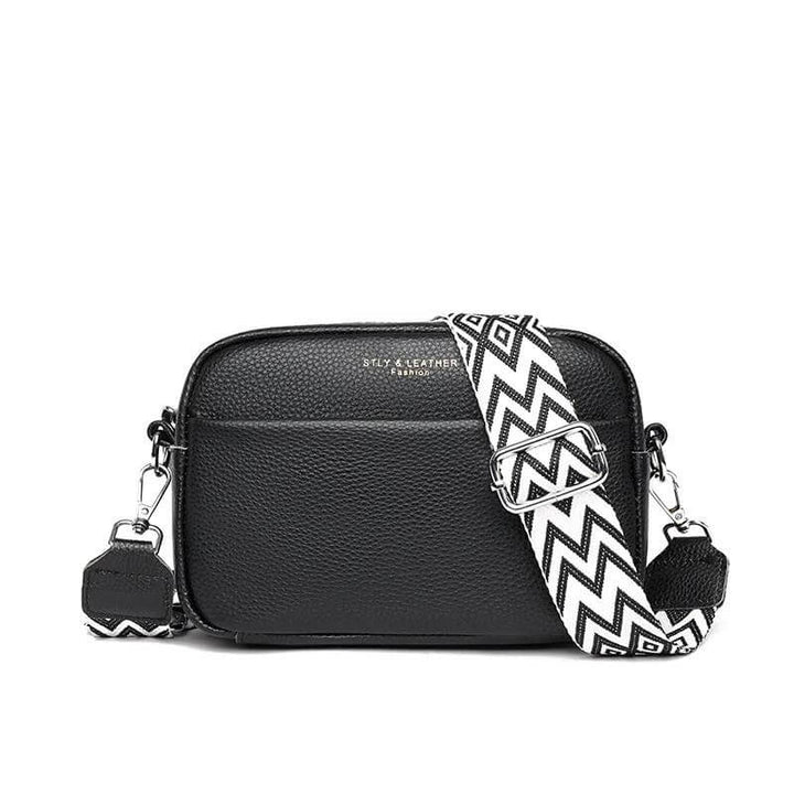 Paulla | Leren Heup Tas-Handtassen-Calora-Zwart-Calora
