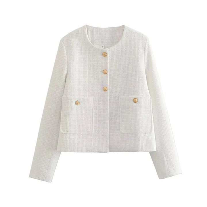 Penelope | Elegant & Chique Vest-Blazers & Vesten-Calora-Wit-S-Calora