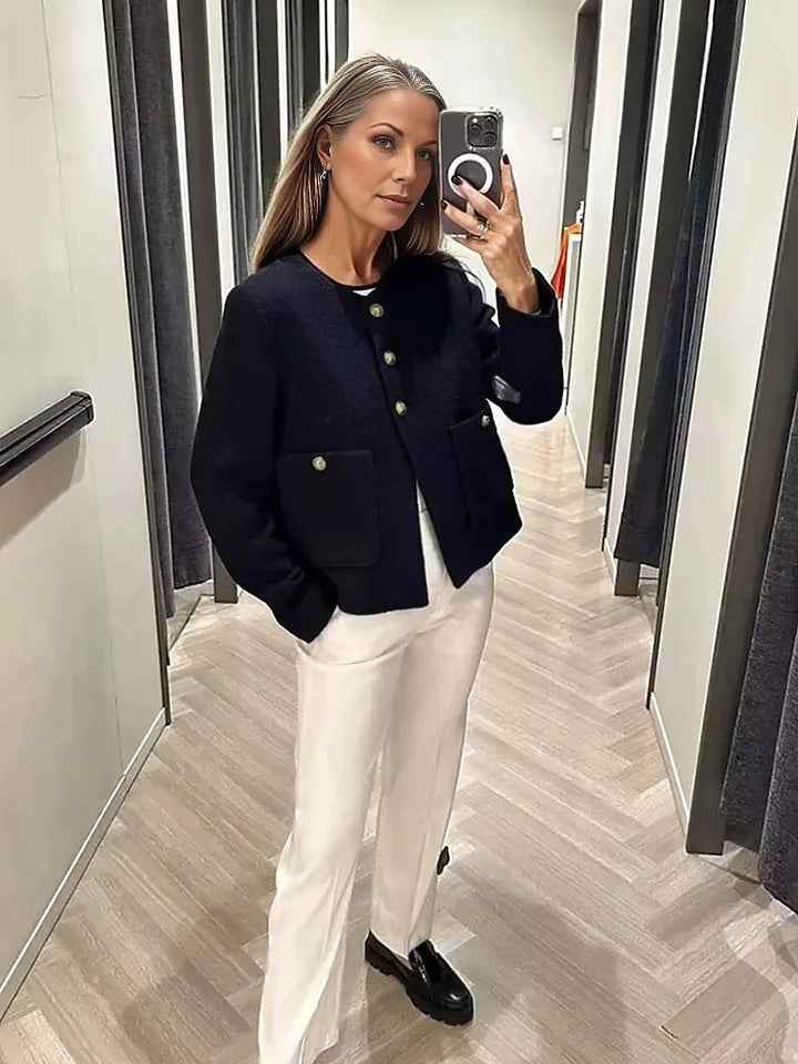 Penelope | Elegant & Chique Vest-Blazers & Vesten-Calora-Zwart-S-Calora
