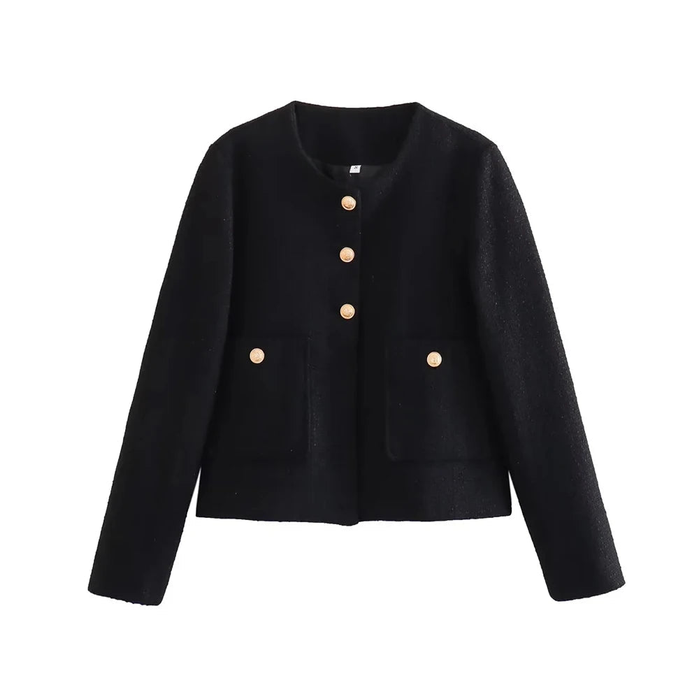 Penelope | Elegant & Chique Vest-Blazers & Vesten-Calora-Zwart-S-Calora