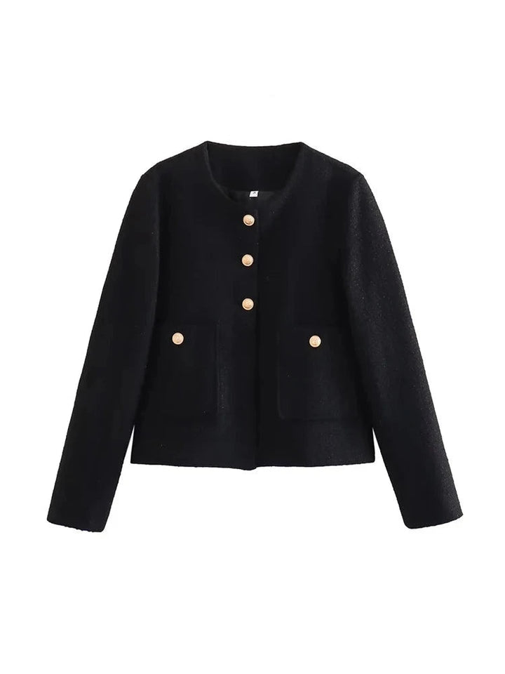 Penelope | Elegant & Chique Vest-Blazers & Vesten-Calora-Zwart-S-Calora