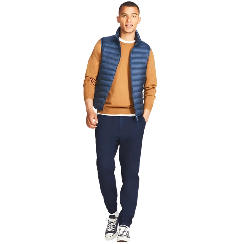 Pepijn | Ultra lichte mouwloze bodywarmer voor heren-Bodywarmers-Calora-Zwart-S-Calora