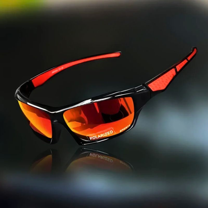 CALORA_ Polariserende Sport Zonnebril met UV400 Bescherming en Lichtgewicht Frame