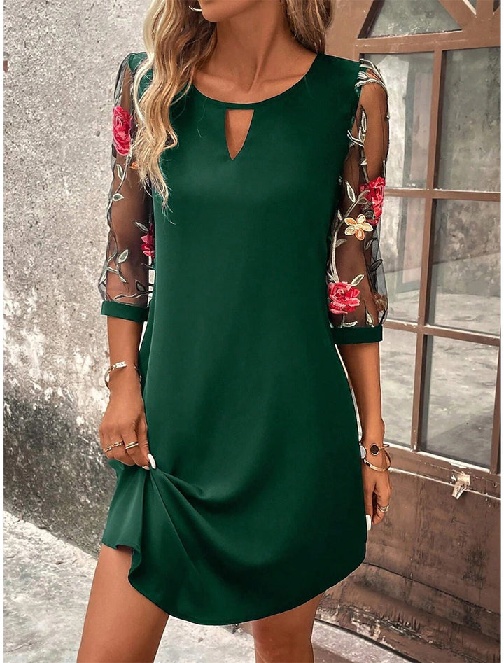 CALORA_ Chemise Jurk Met Bloemenprint Voor Zomerse Uitjes Trends
