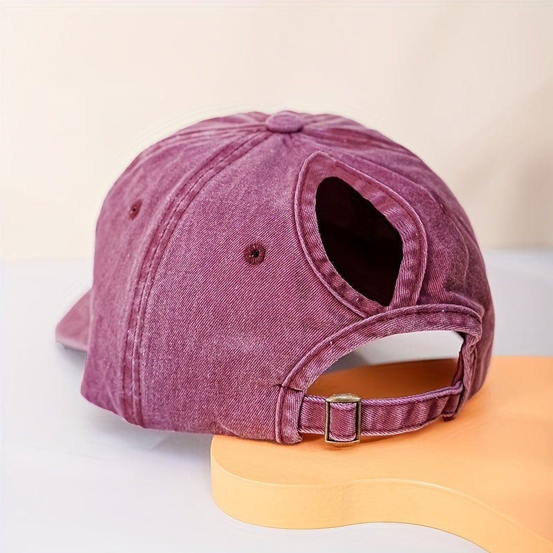 CALORA_ Pravina - Paardenstaart Honkbalpet met Ademend Comfort en UV-bescherming