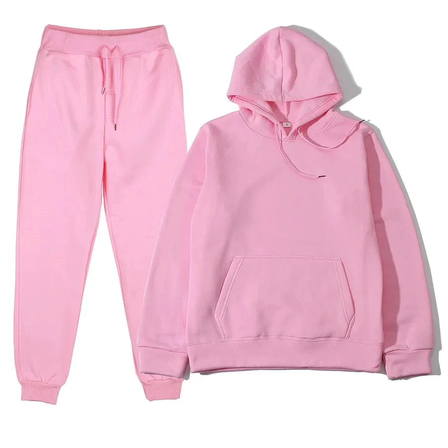 CALORA_ Pravina Trainingspakset - Casual Tweedelige Sportset met Capuchon
