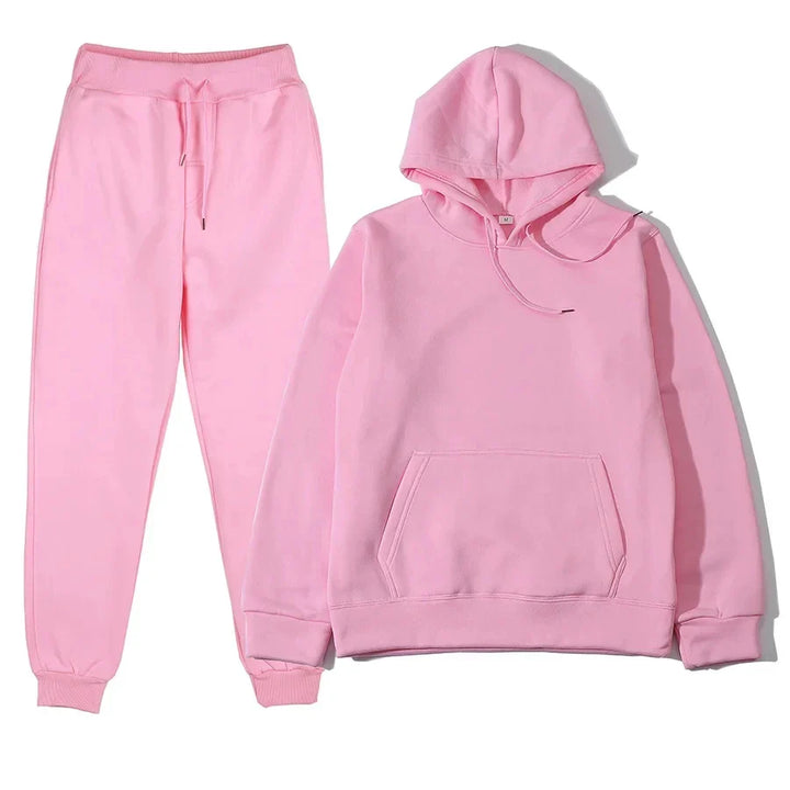 CALORA_ Pravina Trainingspakset - Casual Tweedelige Sportset met Capuchon