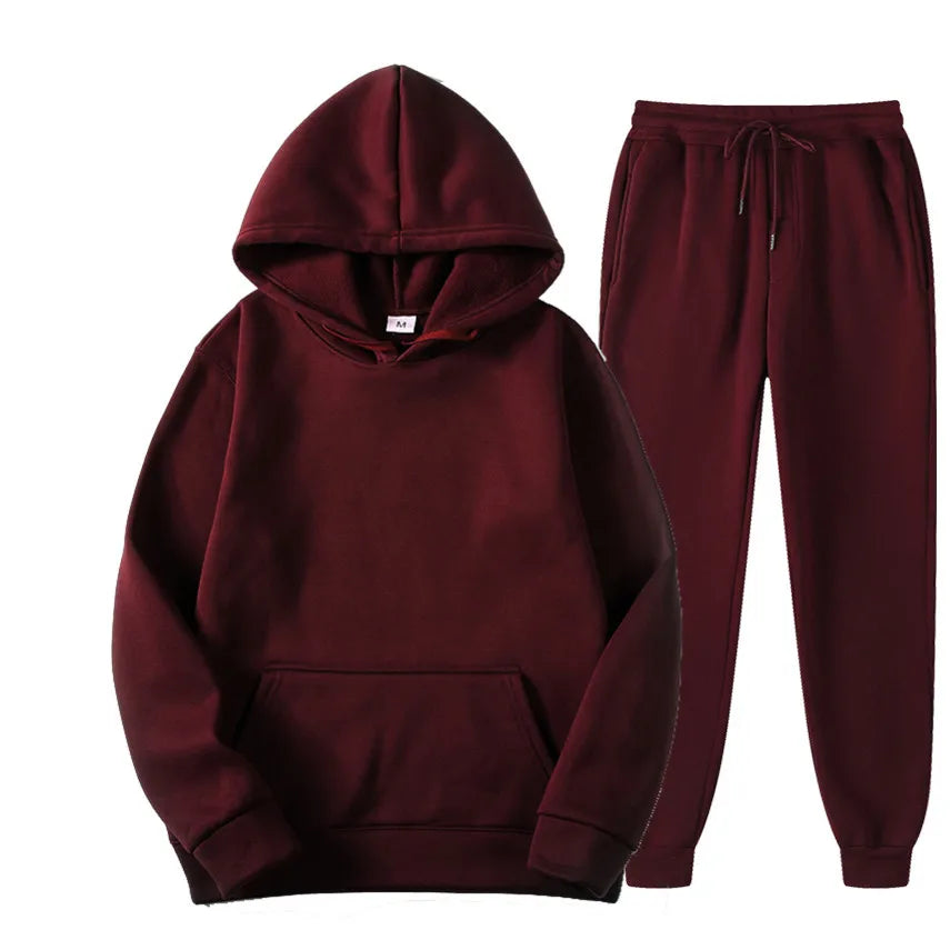 CALORA_ Pravina Trainingspakset - Casual Tweedelige Sportset met Capuchon