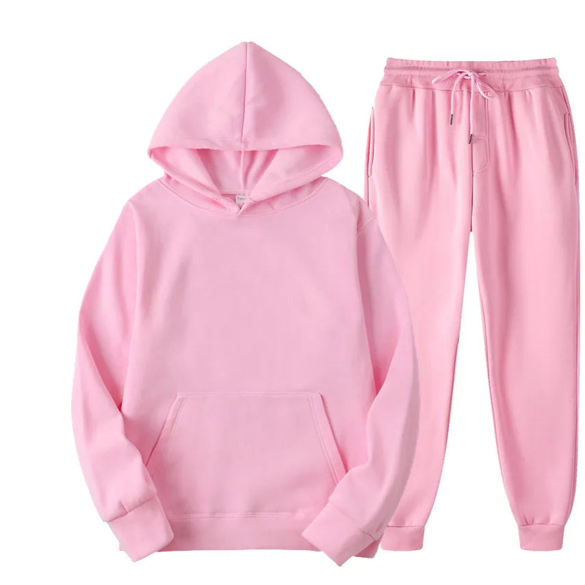 CALORA_ Pravina Trainingspakset - Casual Tweedelige Sportset met Capuchon