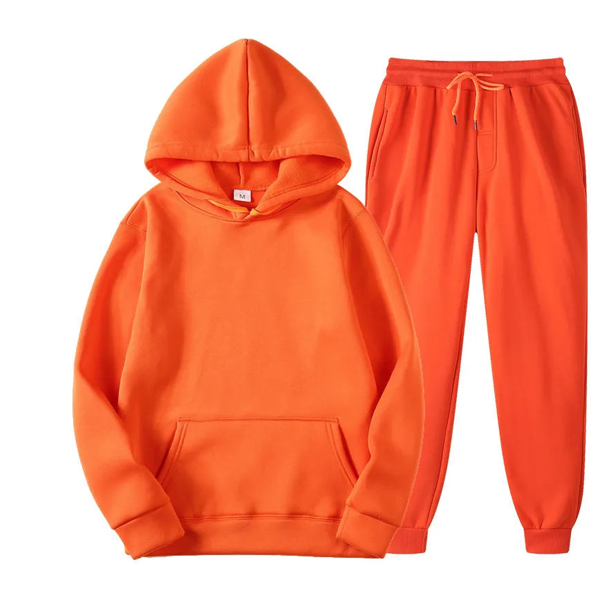 CALORA_ Pravina Trainingspakset - Casual Tweedelige Sportset met Capuchon