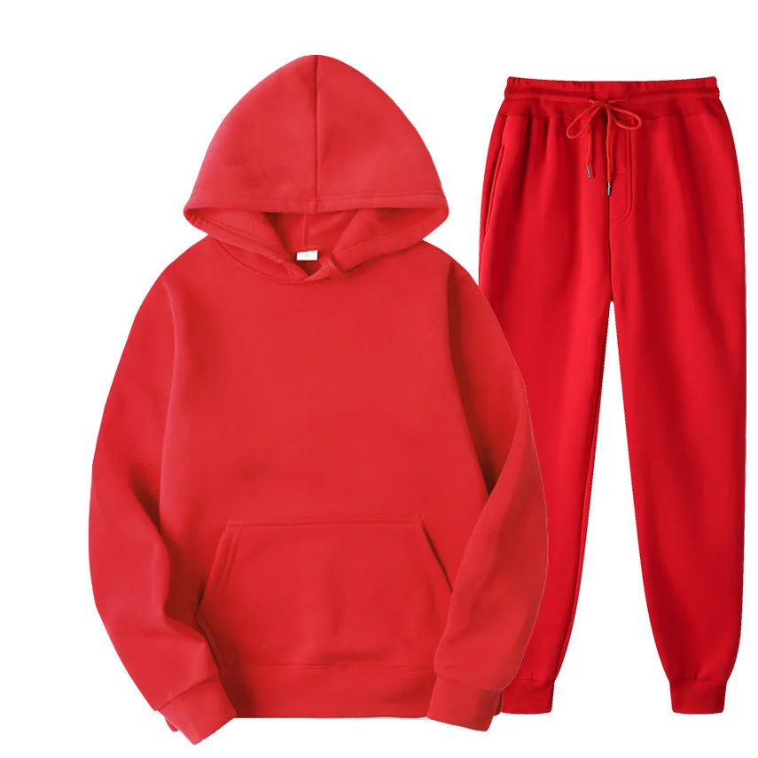 CALORA_ Pravina Trainingspakset - Casual Tweedelige Sportset met Capuchon