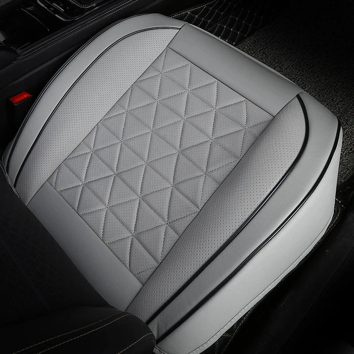 Premium PU Leren Zitting Bescherming | Universele Auto Stoelhoes-Elektronica/Gadgets-Calora-Zwart-Calora